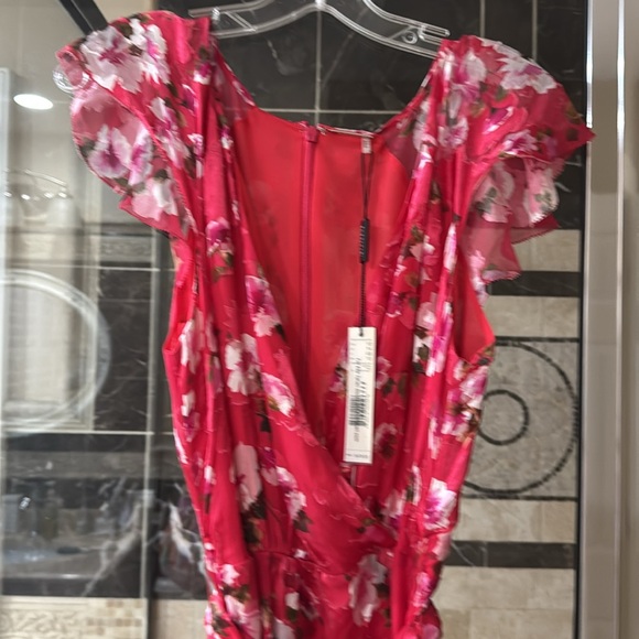 Elie Tahari red dress, size 10, NWT - Picture 2 of 11